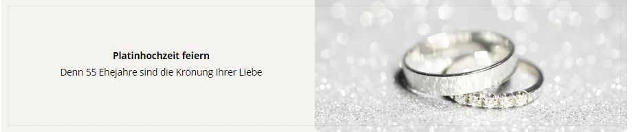 Platinhochzeit