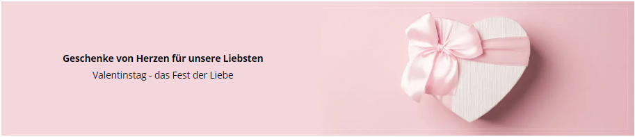 Geschenke zum Valentinstag