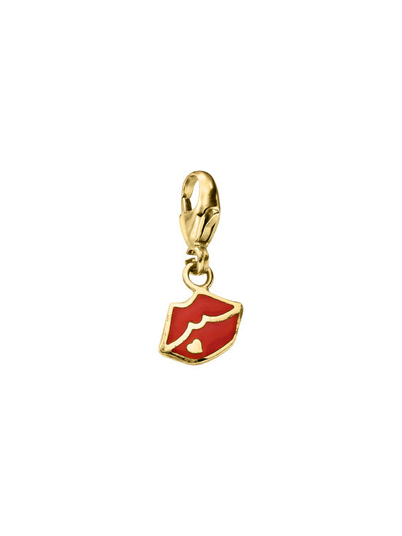 Produktbild von Charm-Anhänger Lippen rot