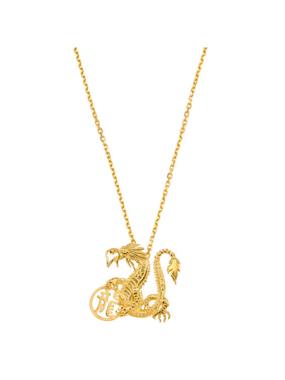 Produktbild von Anhänger mit Kette Glücksdrache
